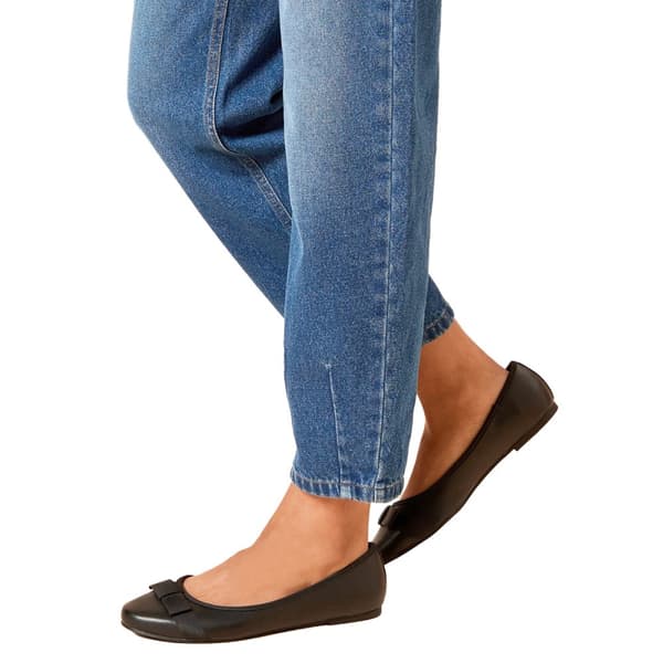 Dorothy Perkins Dam/Ladies Paris Ballerina Flats med vida bågar och detaljer