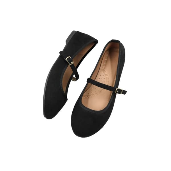 Where's That From Womens/Ladies Josie Suede Ballerina Flats