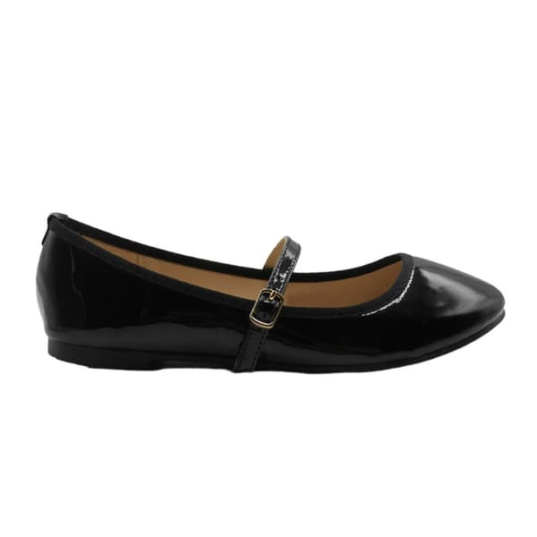 Where's That From Dam/Ladies Josie Ballerina Flats med remmar i konstläder och patent