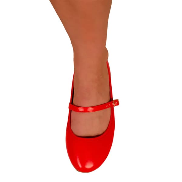 Where's That From Womens/Ladies Josie Straps Wide Ballerina Flats