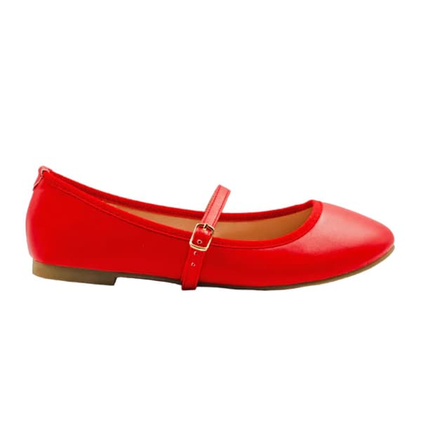 Where's That From Womens/Ladies Josie Straps Wide Ballerina Flats