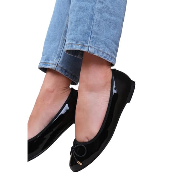 Where's That From Dam/Ladies Tallula Patent Faux Leather breda pumps