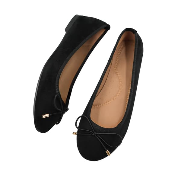 Where's That From Womens/Ladies Bexley Suede Slip-on Flat Pumps