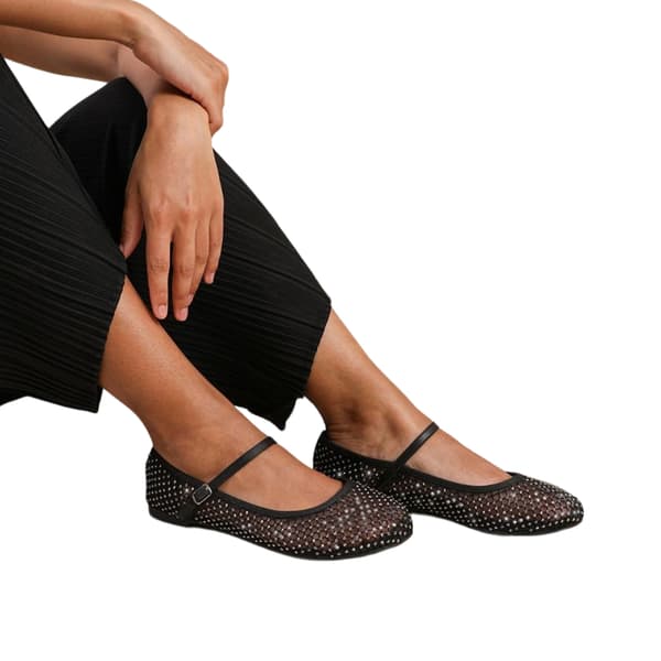 Where's That From Womens/Ladies Tennessee Diamante Adjustable Strap Pumps
