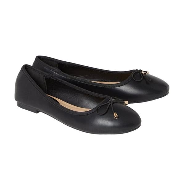 Dorothy Perkins Womens/Ladies Tonya Comfort Bow Detail Wide Ballerina Flats