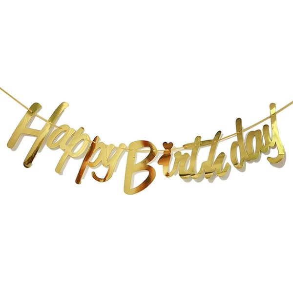 Happy Birthday Girlang Grattis på Födelsedagen Guld
