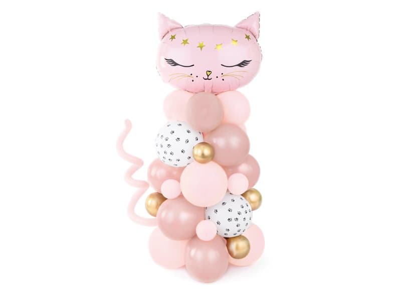 Ballongkit Katt Rosa, 83 x 140 m.