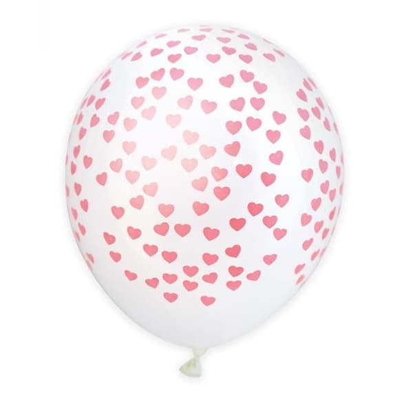Uppblåsbara ballonger - Scrapcooking Party - Hjärta - Vit - Barn - Klassisk ballong