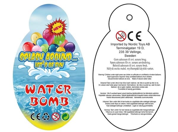 Vattenballongpump med 100 Ballonger