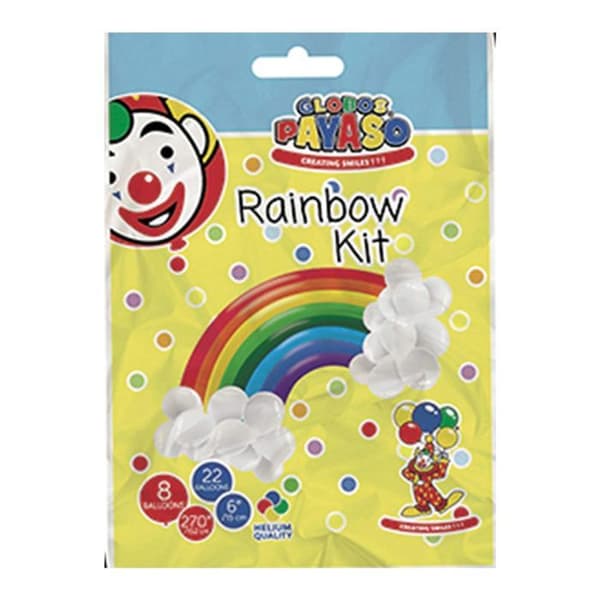 Rainbow Balloon Kit Mångfärgad Celebration Balloons Party Födelsedagsevenemang