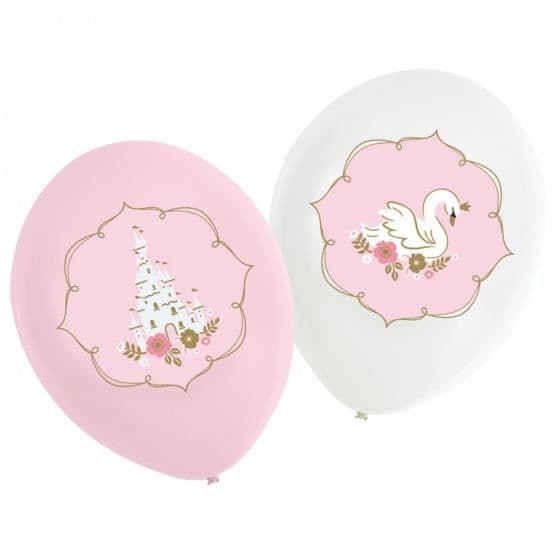Ballonger - Amscan - 27,5 cm - Rosa - 6 stycken - Kvalitetslatex