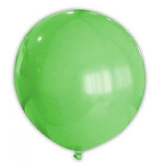 Dekorativ ballong - Märke - Grön - Gummi - Klassisk ballong - Heliumballong