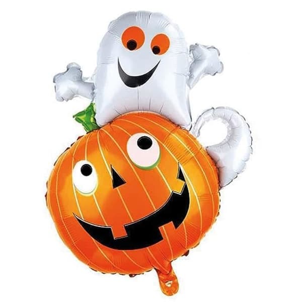 Dekorationsset Halloween - SPRINGOS - 14 Ballonger - Latexfri - Flerfärgad - Skrämmande