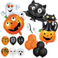Miniatyrbild 1 av 4: Dekorationsset Halloween - SPRINGOS - 14 Ballonger - Latexfri - Flerfärgad - Skrämmande