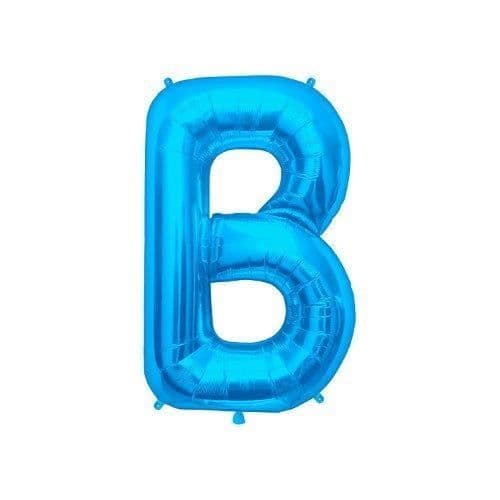 Blå bokstavsballonger - GLAD JUL - Blå färg Set med 9 bokstavsballonger