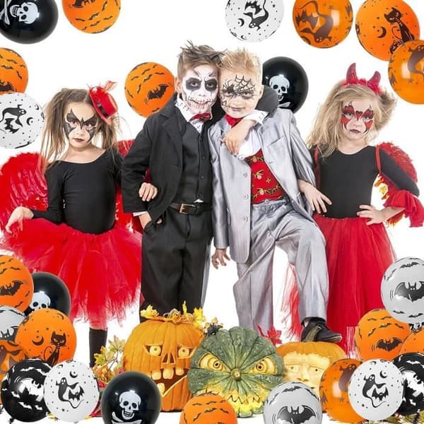Ballonger - Ej specificerat - Ø 30 cm - Förpackning om 100 - Naturlatex - Halloween dekoration