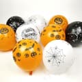 Miniatyrbild 1 av 4: Ballonger - Ej specificerat - Ø 30 cm - Förpackning om 100 - Naturlatex - Halloween dekoration