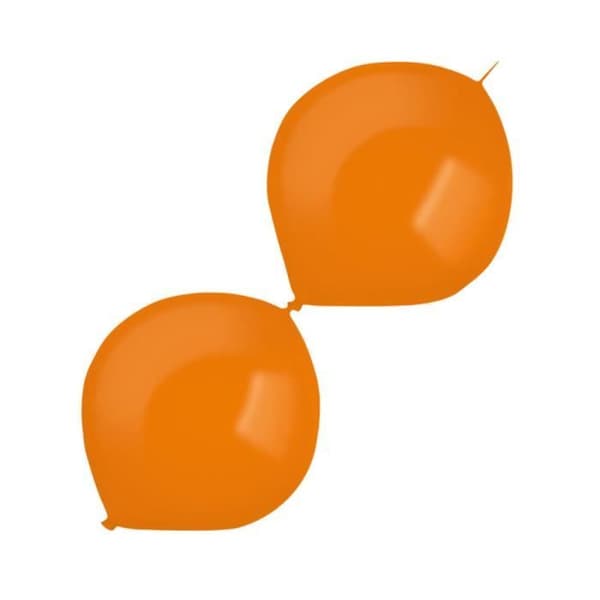 Pendulärballonger - Amscan - 15 cm - Latexfri - 100 stycken - Orange