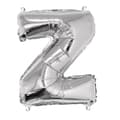 Miniatyrbild 1 av 2: Aluminiumballong Bokstav Z Silver 40cm