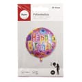 Miniatyrbild 2 av 2: Ballong i aluminium Happy Birthday ø46cm