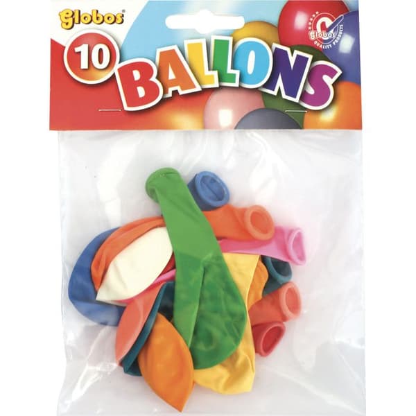 Ballonger av latex uppblåsbara 25 cm 10 stycken