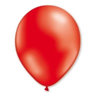 Ballonger - 100 % latex - 30 cm - Röd - Professionell kvalitet - Heliumfyllbar