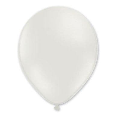 Ballonger - Skimrande - 30 cm - 100% Latex - Vit - Bröllop