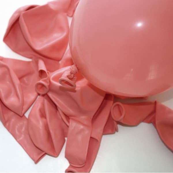 Ballonger av latex rosa 10 stycken