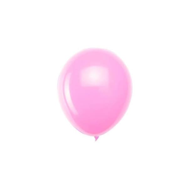 Set med 10 pastellrosa 'Globos' ballonger
