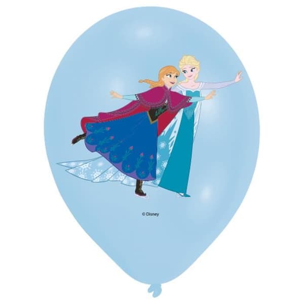 Ballonger - AMSCAN - Frysta - Latex - 27,5 cm - Paket om 6