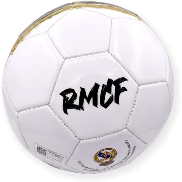 Ballong Real Madrid Emblem Färg - Storlek 5