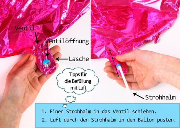 Ballonim - 1471 - Rävhuvud ca 80 cm x 80 cm Aluminiumballonger Födesledagsdekoration