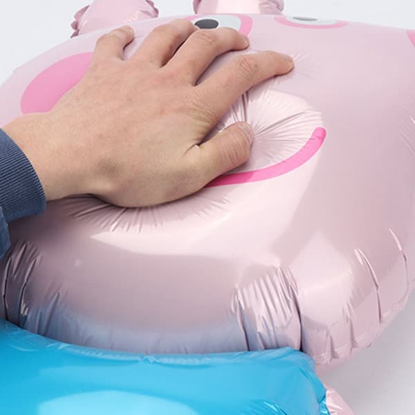 TD® Kit dekoration grattis på födelsedagen peppa gris bakelse tårta 1 år flicka pojke baby fest blå banner grattis ballonger