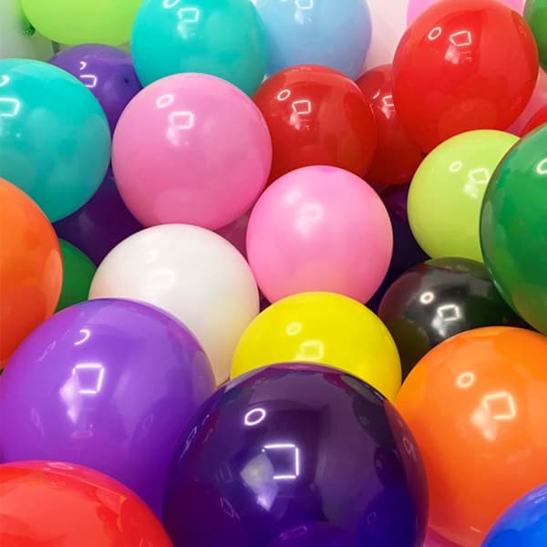 Ballonger - TD® - Blandade färger - 100 stycken - 10 tum - Matt latex