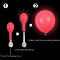 Miniatyrbild 3 av 4: 40 st LED-glödande ballonger Födelsedags-dekorativ ballong Flerfärgat färgglatt band för bröllopsfestkväll och barn