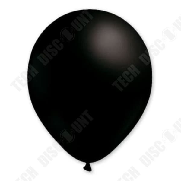 TD® Svart latexballong 28cm 100st svart, vit färg - Dekorativa ballonger för evenemang, födelsedagar, fester, examen..