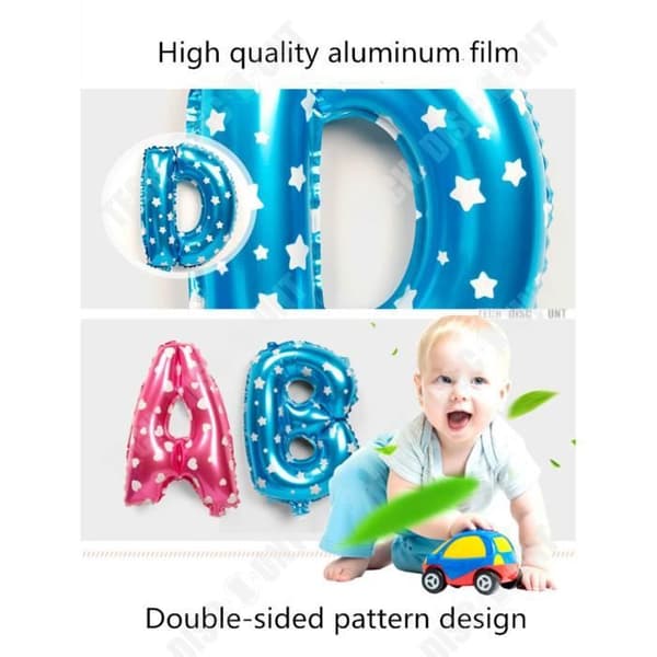 TD® ballongdekoration födelsedag bebis pojke flicka 3 månader 100 dagar barnkalas vägg inomhus utomhus grattis på födelsedagen happ