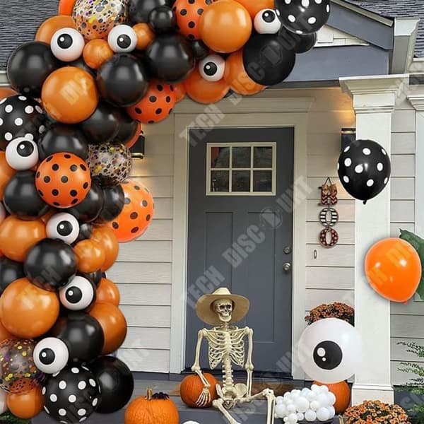 TD® Halloween dekoration Halloween ballong set Latex ballonger Spökfestival fest dekoration ballonger