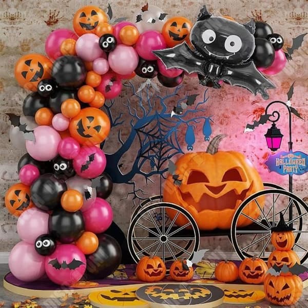 TD® Halloween dekoration Halloween ballong set Latex ballonger Spökfestival fest dekoration ballonger