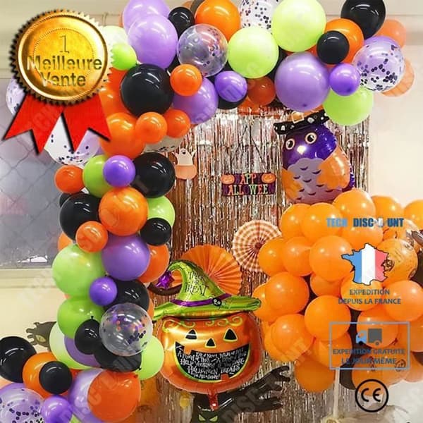 TD® Halloween dekoration Halloween ballong set Latex ballonger Spökfestival fest dekoration ballonger