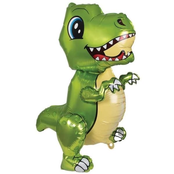 Ballong - P'TIT Clown - Liten T-Rex - 77 cm - Mylar - Ledad