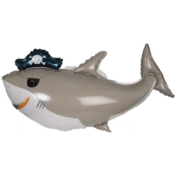 P'TIT Clown re22762 - Aluminiumballong Pirat hälleflundra 97 cm