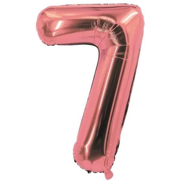 Ballong - PTIT CLOWN - re80307 - Siffra 7 - Roséguld - 85 cm