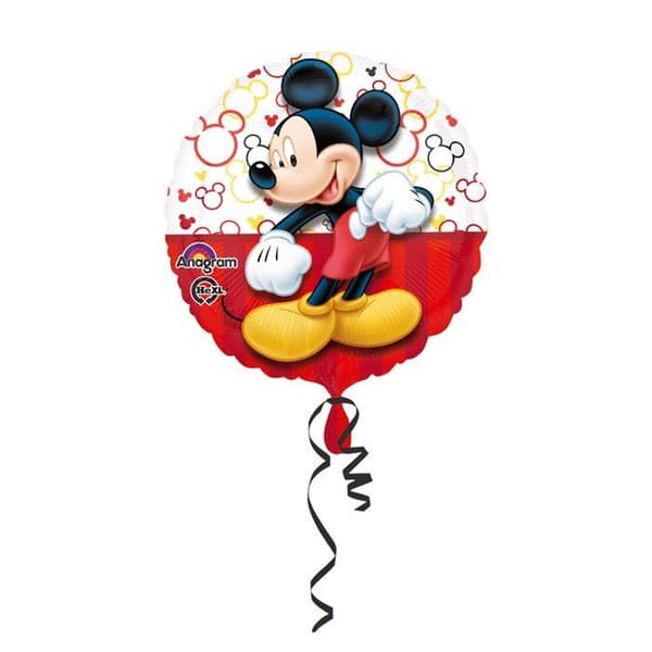 Ballong - Amscan - Musse och hans vänner - Rund - 45 cm - Flerfärgad - Helium