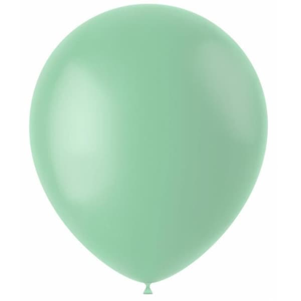 Folatballonger 33 cm latex ljusgrön 100 st