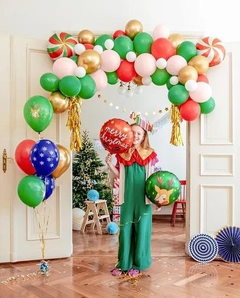 Ballonggirlang Candies, mix, 170x155 cm