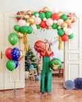 Miniatyrbild 2 av 3: Ballonggirlang Candies, mix, 170x155 cm