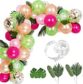 Miniatyrbild 1 av 3: Ballongbåge - Grön/Rosa Hawaiitema