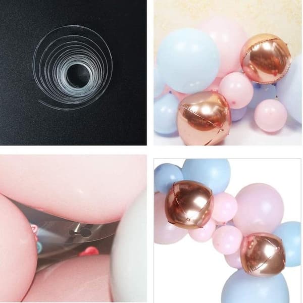 Ballongbåge - Rosa/Ljusblå