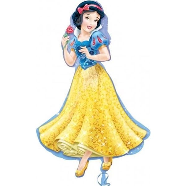 Ballong - Anagram Amscan - Princess Snow White - 60X93 cm - Uppblåsbar med luft/helium - Aluminium